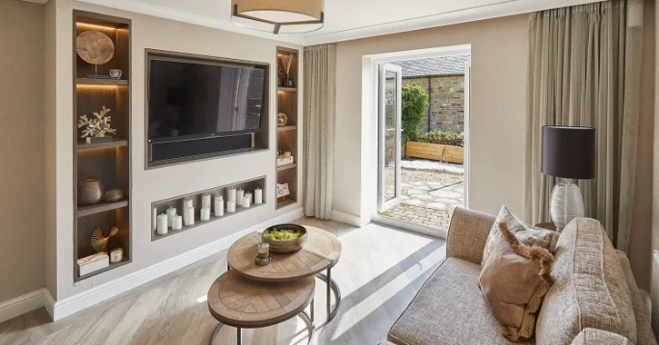 Living Room inside a Host & Stay cottage, Barnard Castle